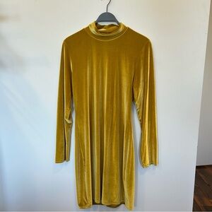 Glamorous Gold Velvet Maxi Dress